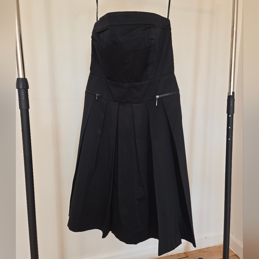 Calvin Klein Black Strapless Dress